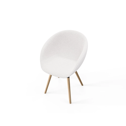 Krzesło KR-502 Ruby Kolory Tkanina Abriamo 04 Boucle Design Italia 2025-2030